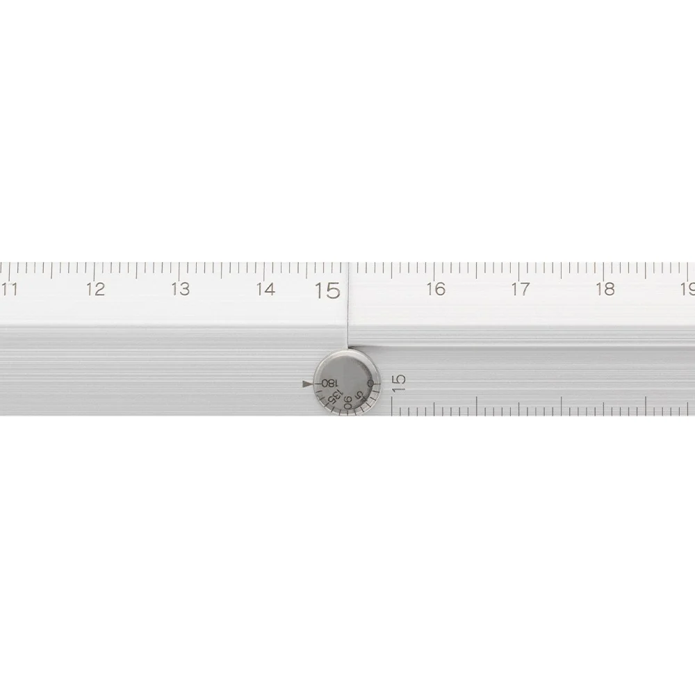 Składana linijka Midori aluminiowa 30 cm | Srebrna - Image 5