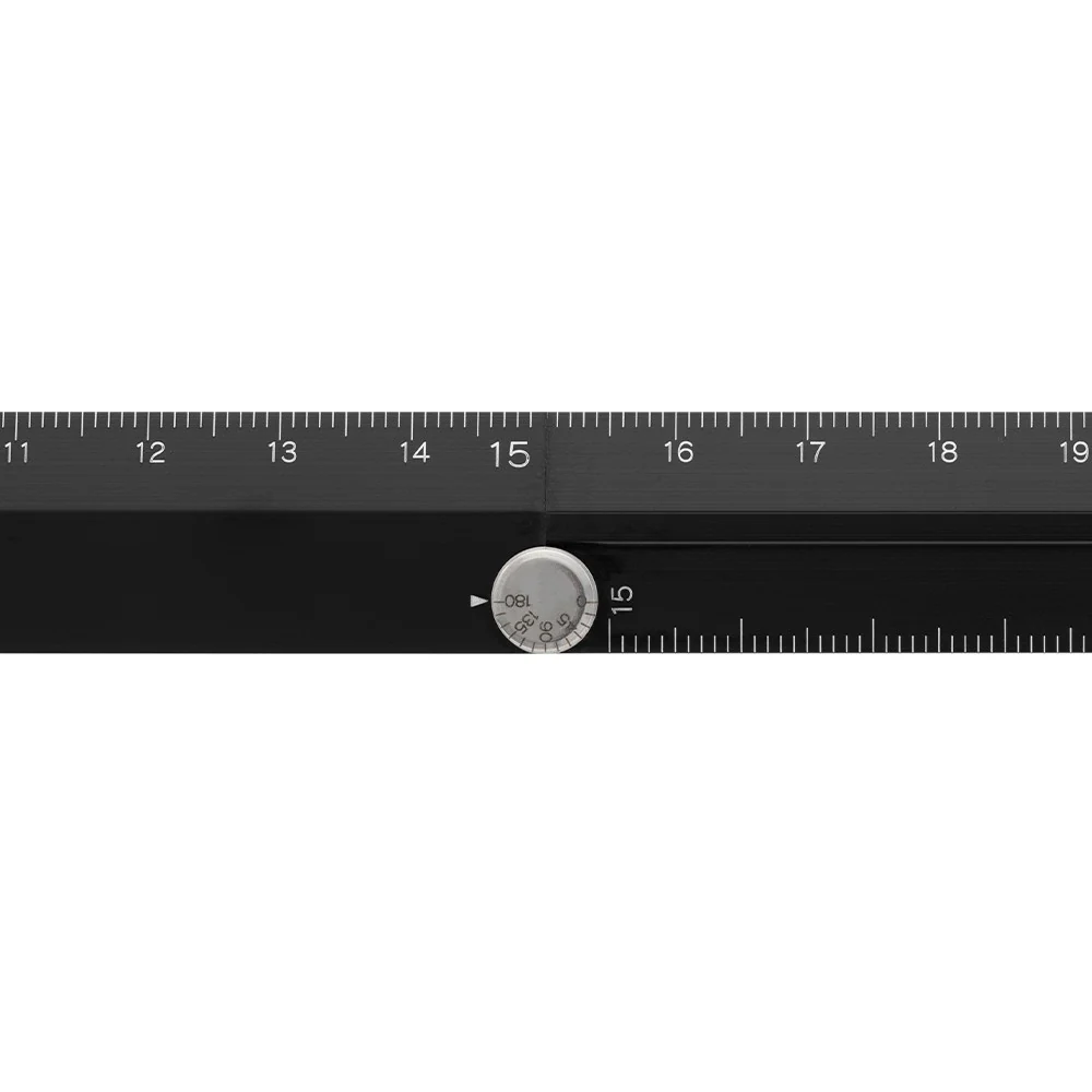 Składana linijka Midori aluminowa 30 cm | Czarna - Image 5