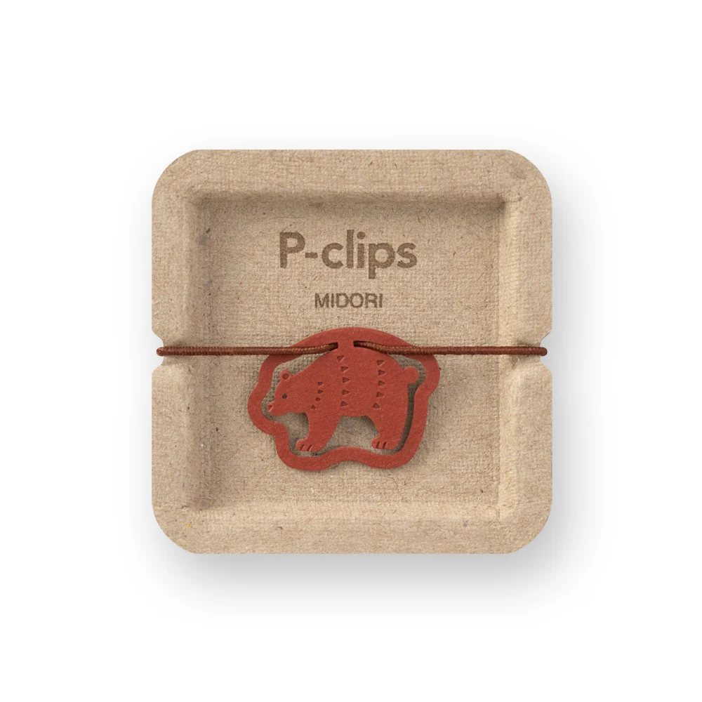 Spinacze do papieru Midori P-Clips | Miś - Image 3