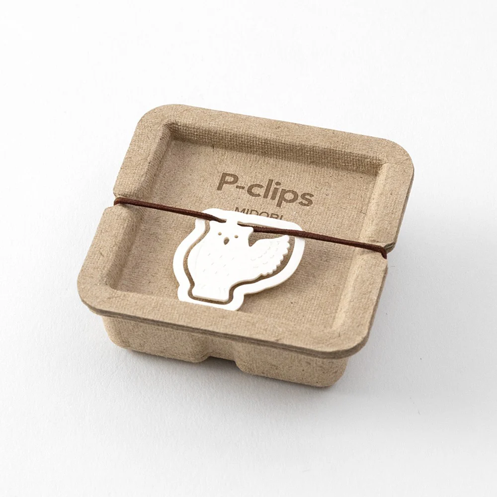 Spinacze do papieru Midori P-Clips | Sowa - Image 2