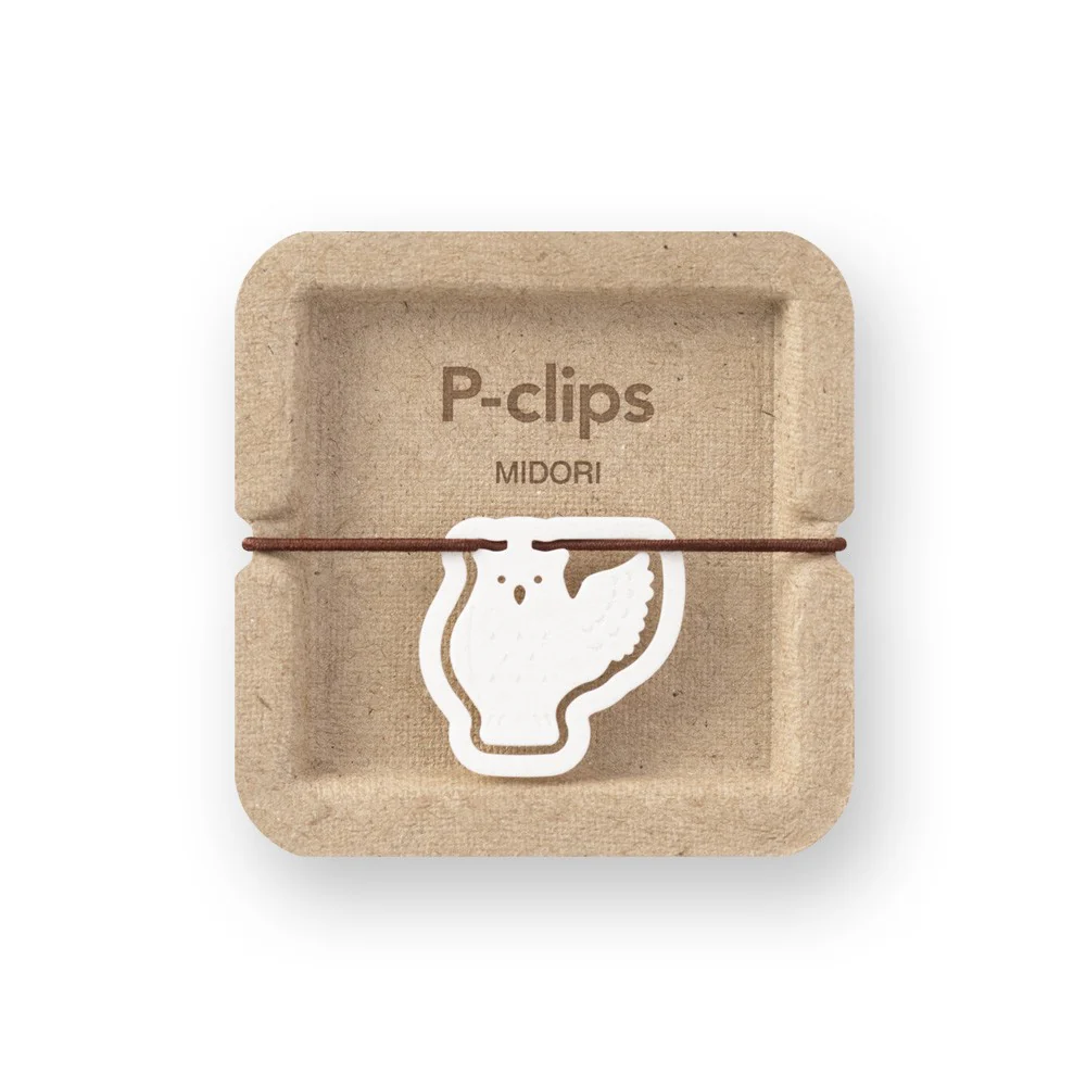 Spinacze do papieru Midori P-Clips | Sowa - Image 3