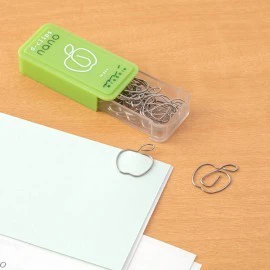 Spinacze Midori D-Clips Nano | Jabłko - Image 2