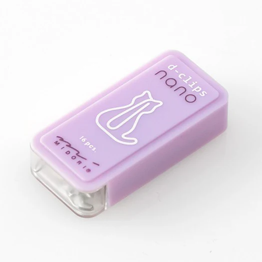 Spinacze Midori D-Clips Nano | Kot - Image 2