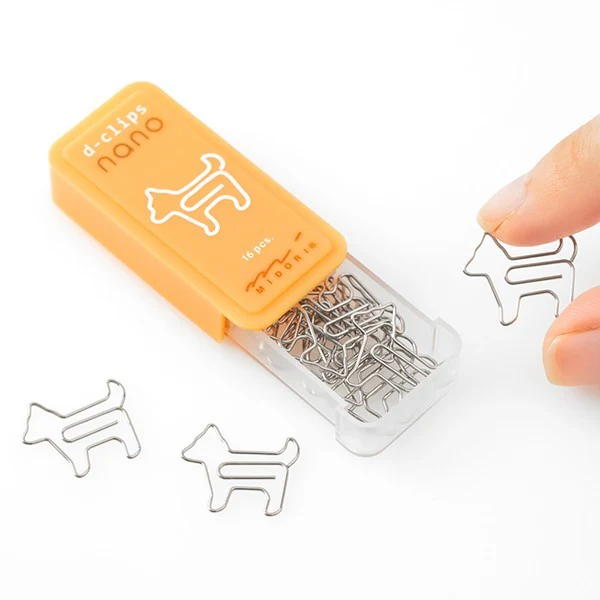Spinacze Midori D-Clips Nano | Pies - Image 3