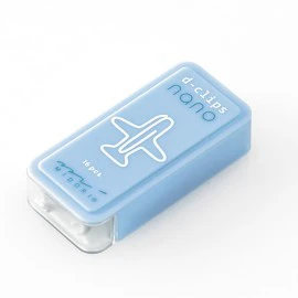Spinacze Midori D-Clips Nano | Samolot - Image 4