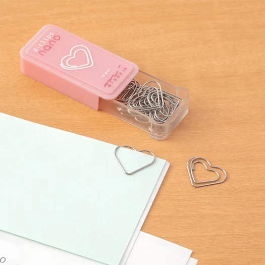 Spinacze Midori D-Clips Nano | Serce - Image 2