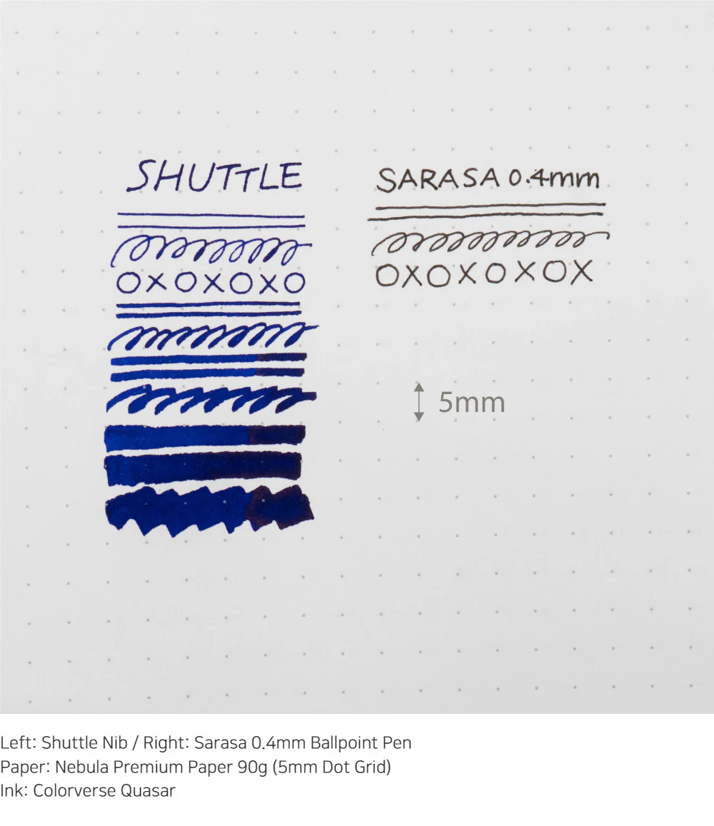 Stalówka Shuttle Colorverse Ink | Aluminum - Image 6