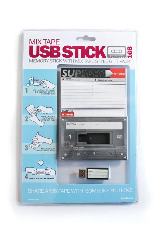 SUCK UK USB Stick - pendrive w kasecie 1GB - Image 6