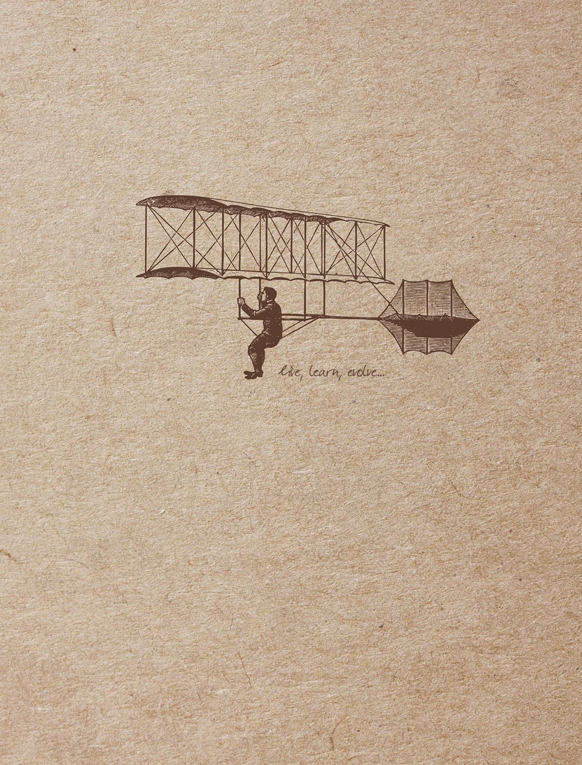 Szkicownik Clairefontaine Flying Spirit Kraft A5 - Image 2