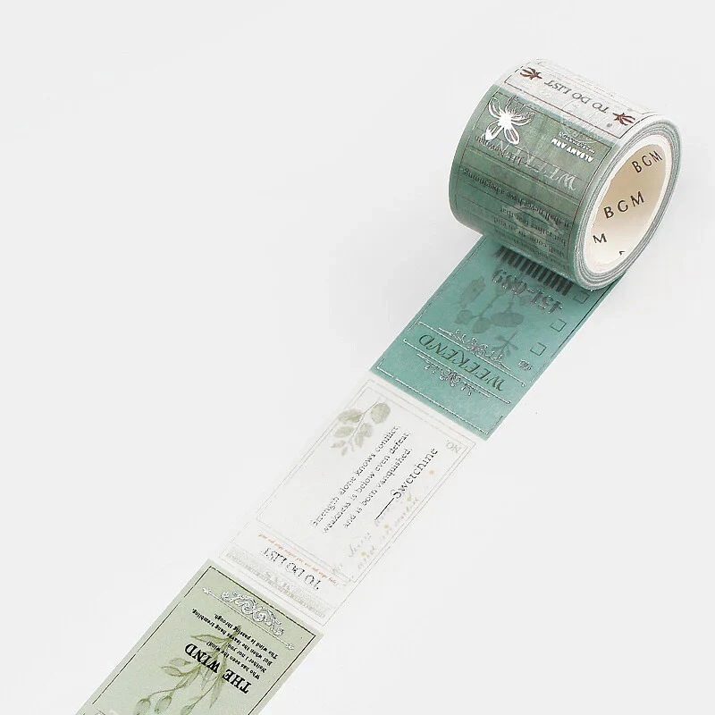 Taśma dekoracyjna Washi | Botaniczne okładki - Image 2