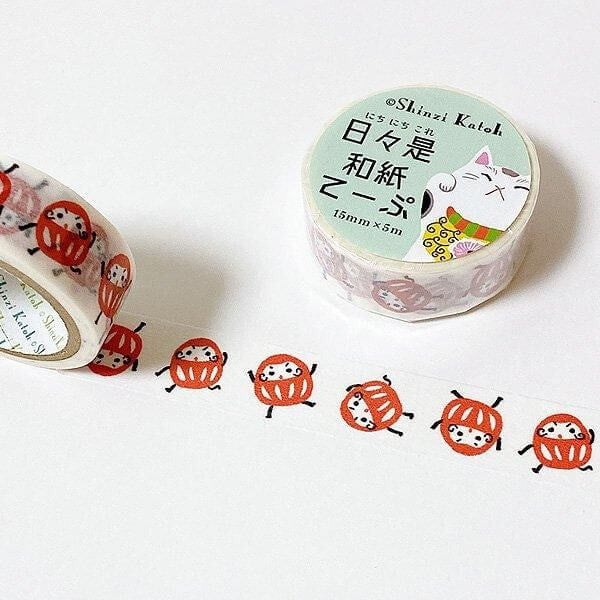 Taśma dekoracyjna Washi | Daruma - Image 2