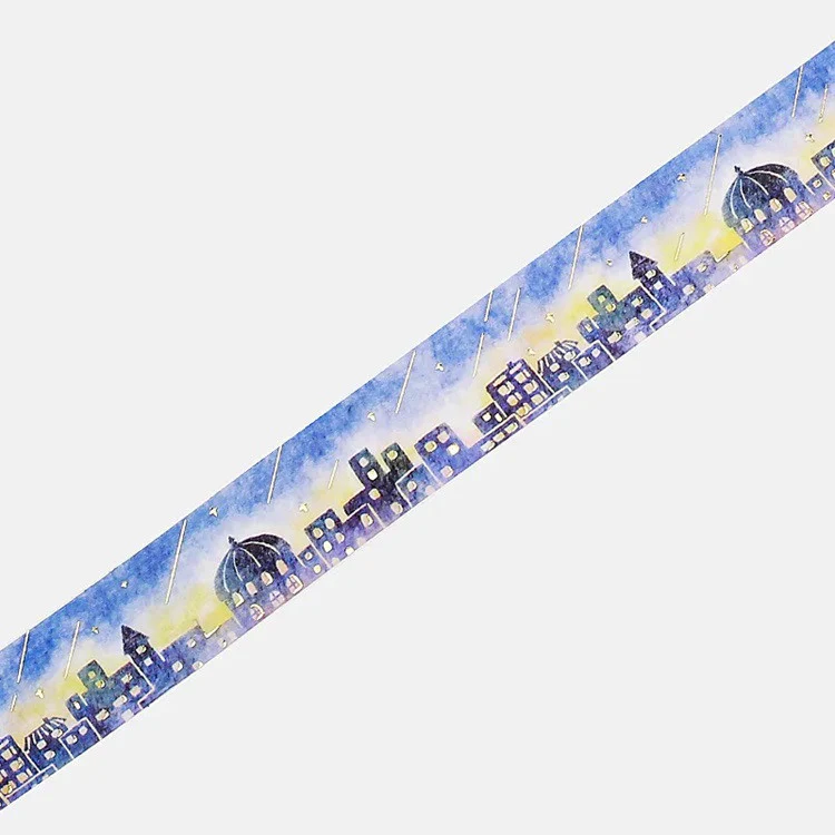 Taśma dekoracyjna Washi Falling Star | Miasto - Image 2