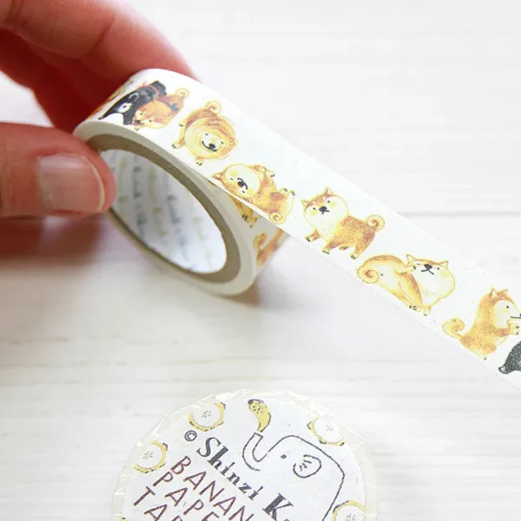 Taśma dekoracyjna z papieru bananowego | Shiba - Image 3