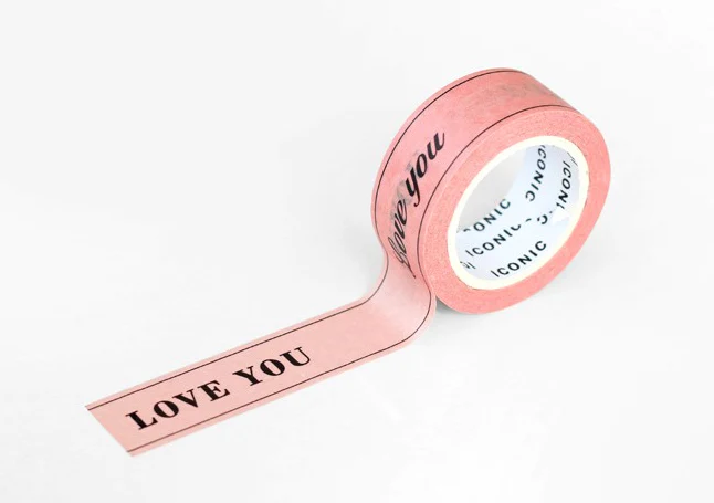 Taśma ICONIC Masking Tape | Love You - Image 2