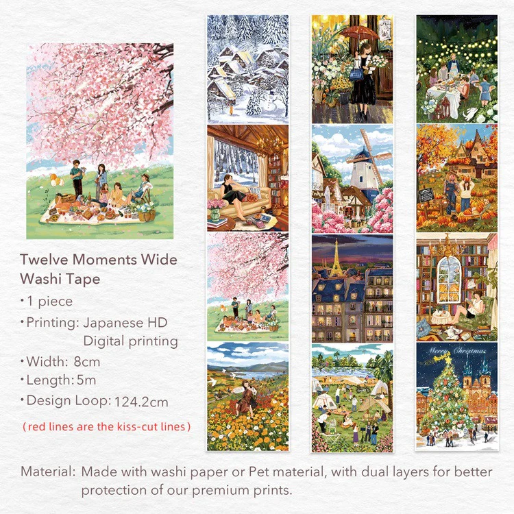 Taśma Washi | Cztery Pory Roku - Image 5