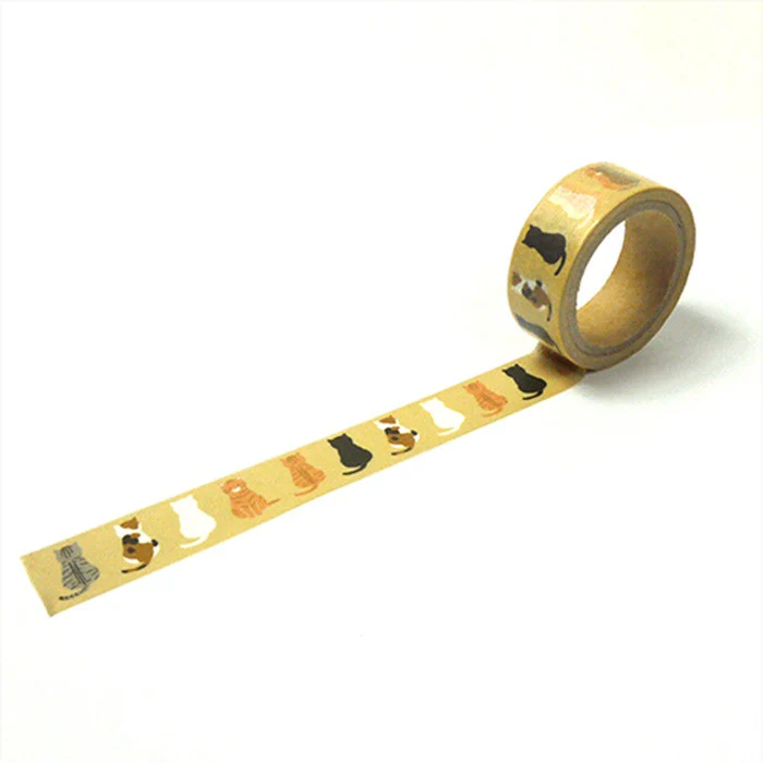 Taśma Washi | Koty - Image 2