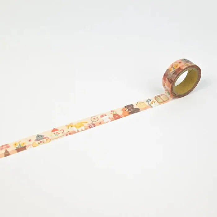 Taśma washi Mattari Animals | Kotek - Image 2