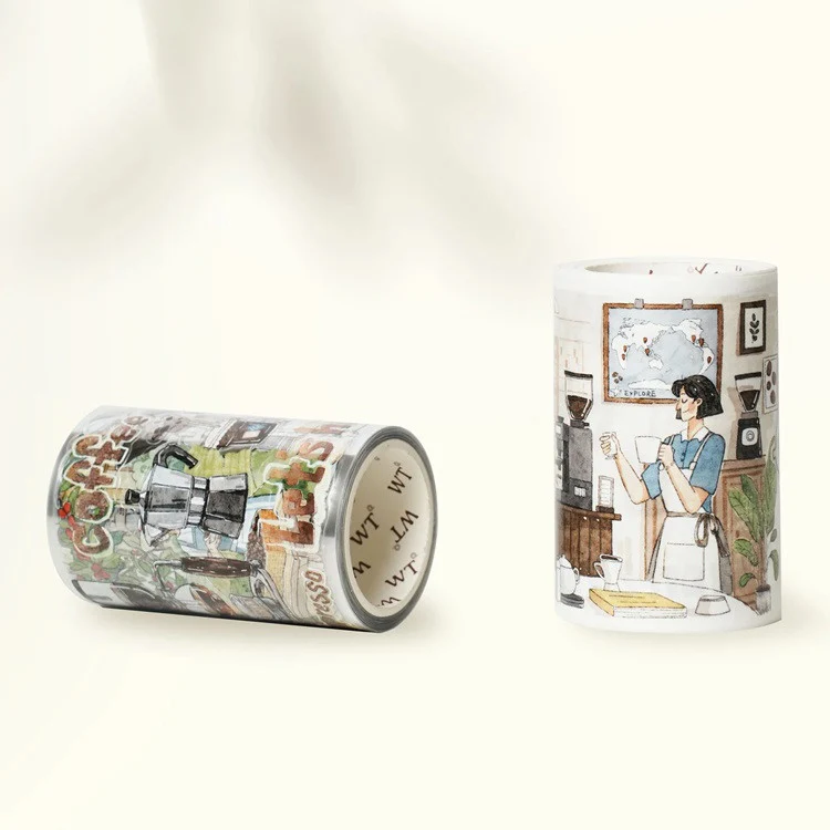 Taśma Washi Pre-Cut | Historia Kawy - Image 5