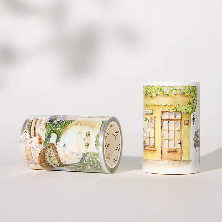 Taśma Washi Pre-Cut | Kawiarnie latem - Image 5