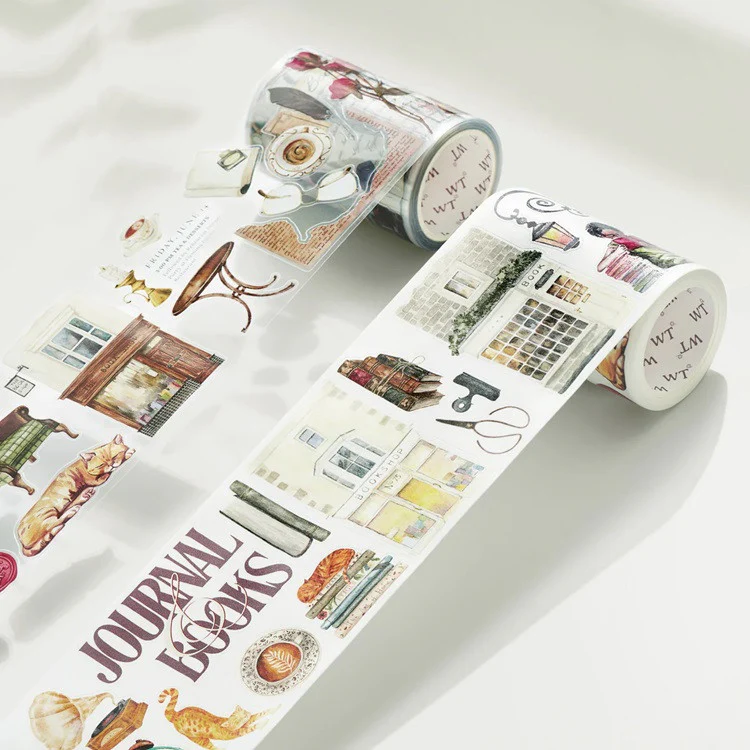 Taśma Washi Pre-Cut | Koty i Książki - Image 4
