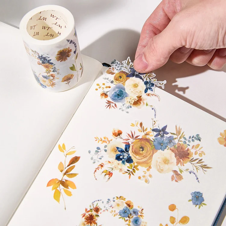 Taśma Washi Pre-Cut | Kwiaty - Image 3