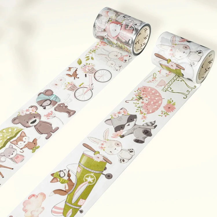 Taśma Washi Pre-Cut | Leśne zwierzęta - Image 4