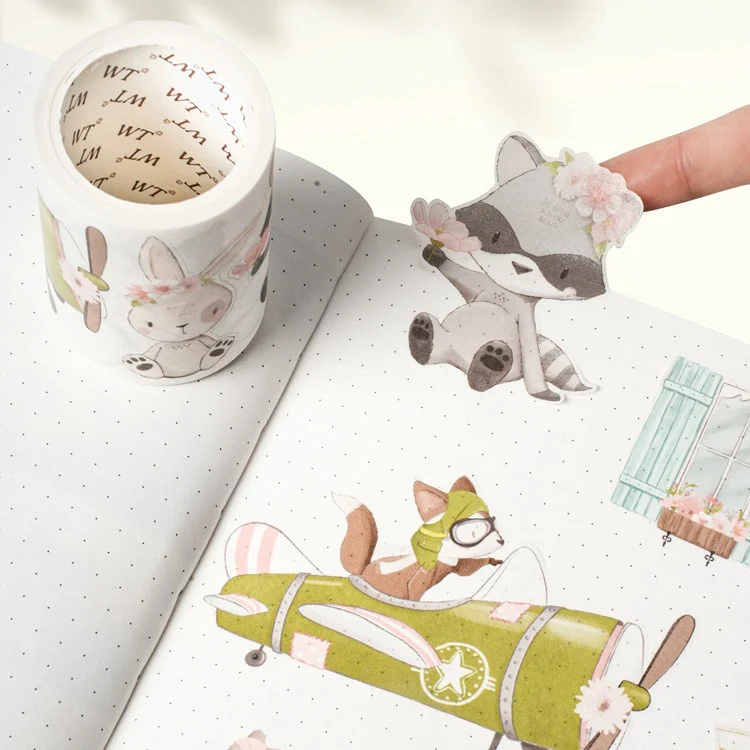 Taśma Washi Pre-Cut | Leśne zwierzęta - Image 5