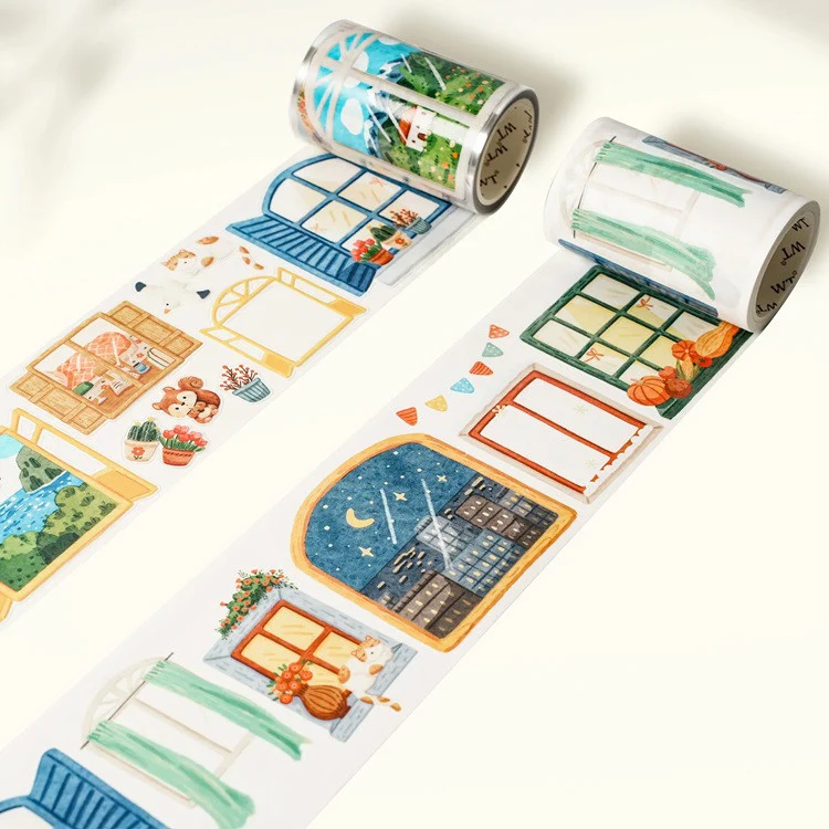 Taśma Washi Pre-Cut | Malowane okna - Image 2