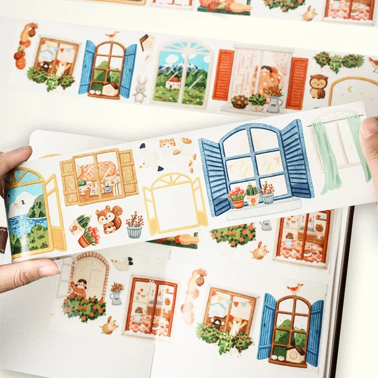 Taśma Washi Pre-Cut | Malowane okna - Image 4