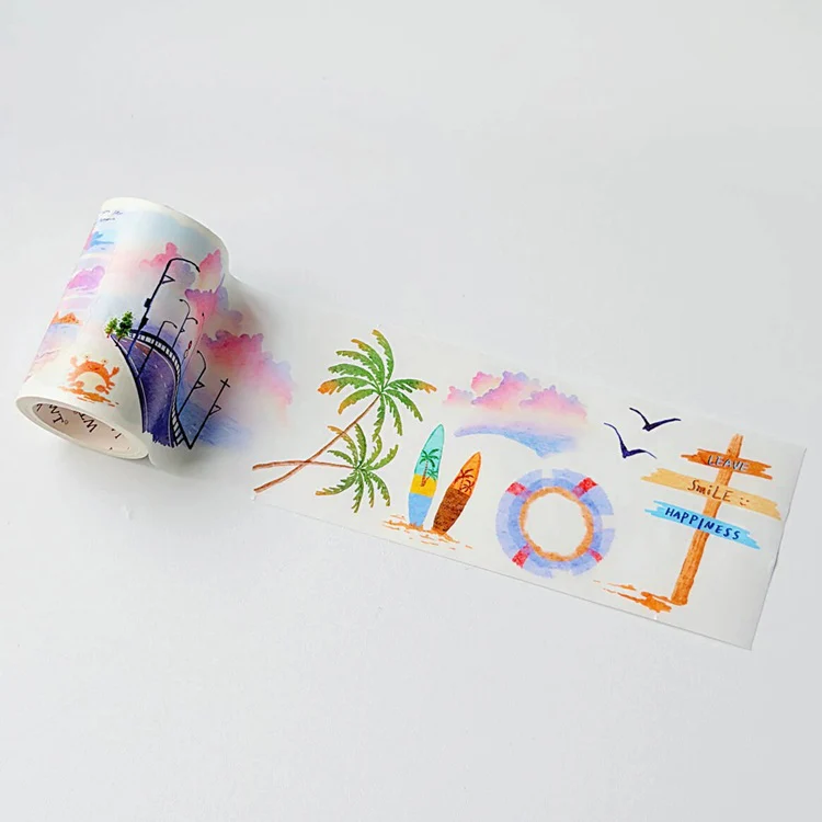 Taśma Washi Pre-Cut | Mgliste krajobrazy - Image 4