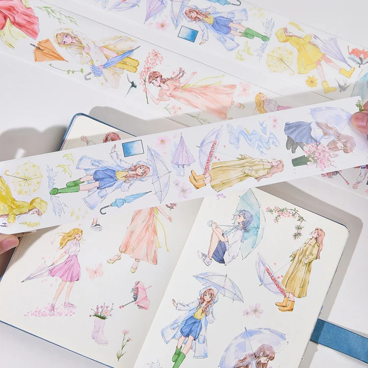 Taśma Washi Pre-Cut | Poranna mżawka - Image 2