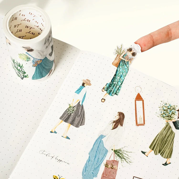 Taśma Washi Pre-Cut | Radosny Spacer - Image 3