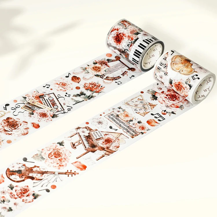 Taśma Washi Pre-Cut | Różana sonata - Image 4