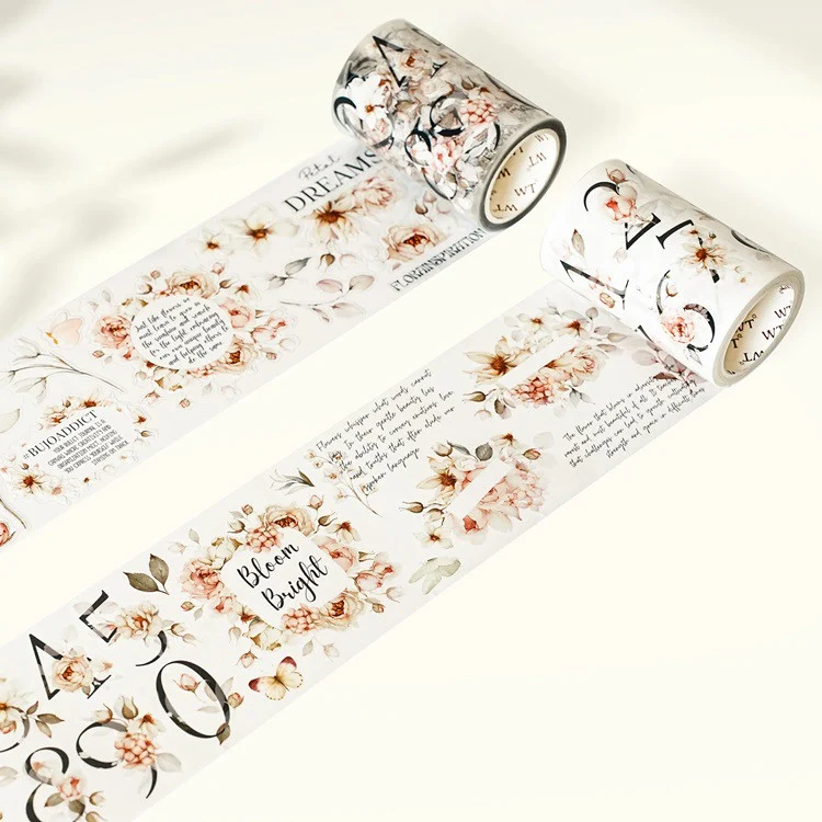 Taśma Washi Pre-Cut | Różane Napisy - Image 4