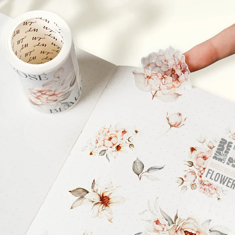 Taśma Washi Pre-Cut | Róże - Image 5