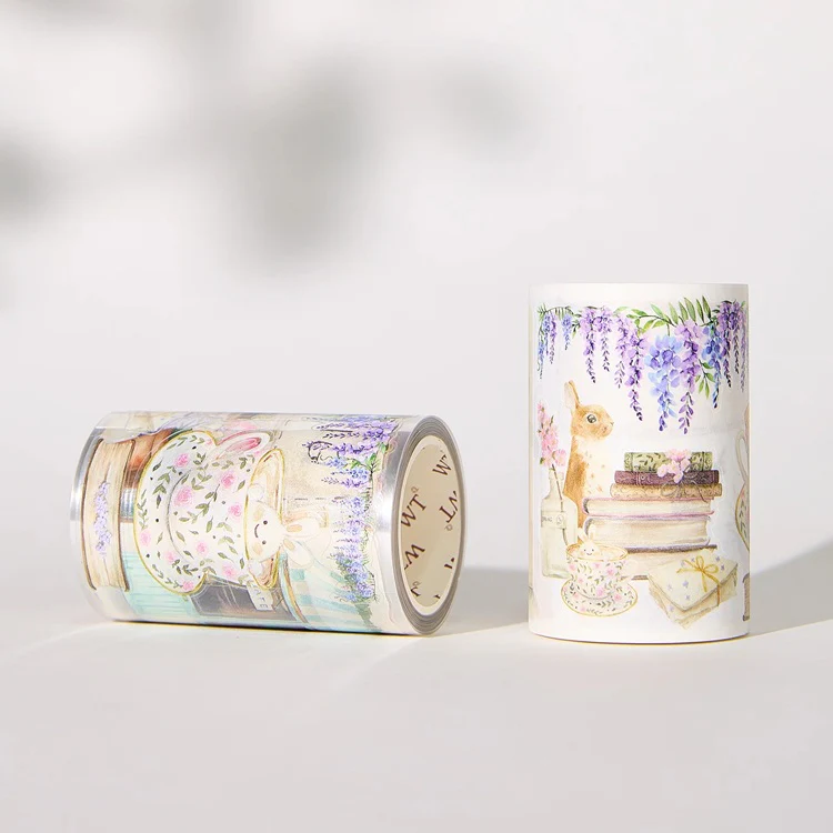 Taśma Washi Pre-Cut | Wiosenne kawiarnie - Image 4