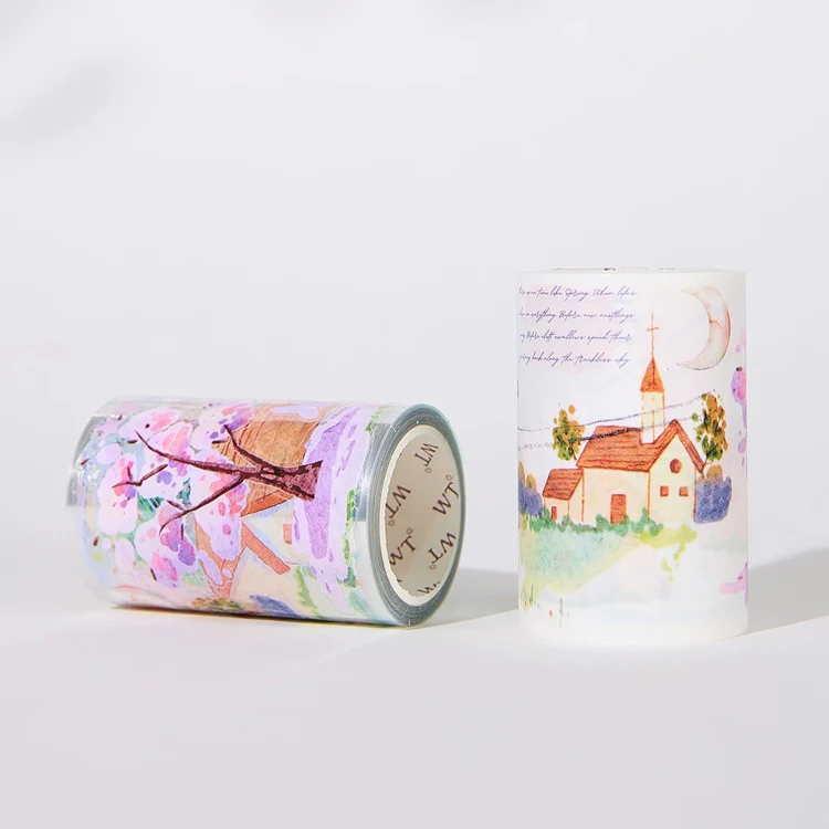 Taśma Washi Pre-Cut | Wiosenne krajobrazy - Image 5