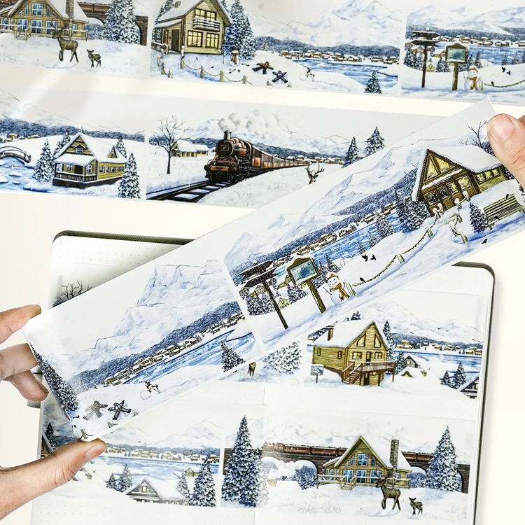 Taśma Washi Pre-Cut | Zimowy świat - Image 3