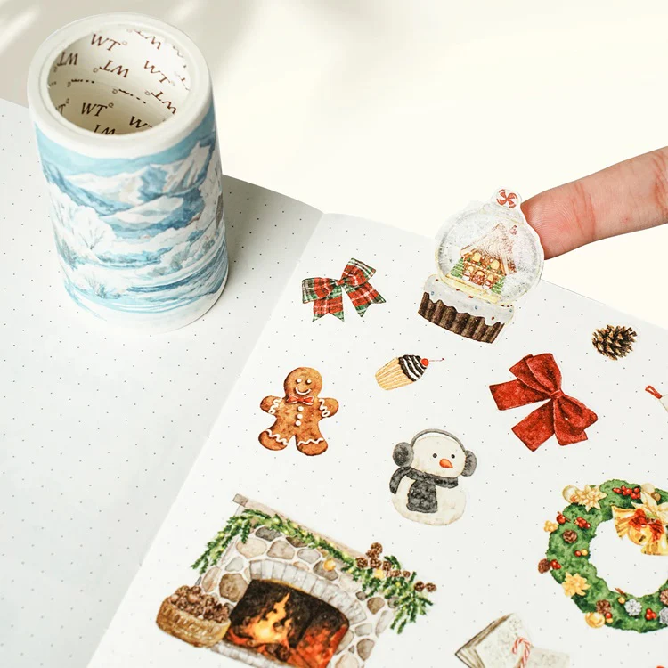 Taśma Washi Pre-Cut | Zimowy szept - Image 5