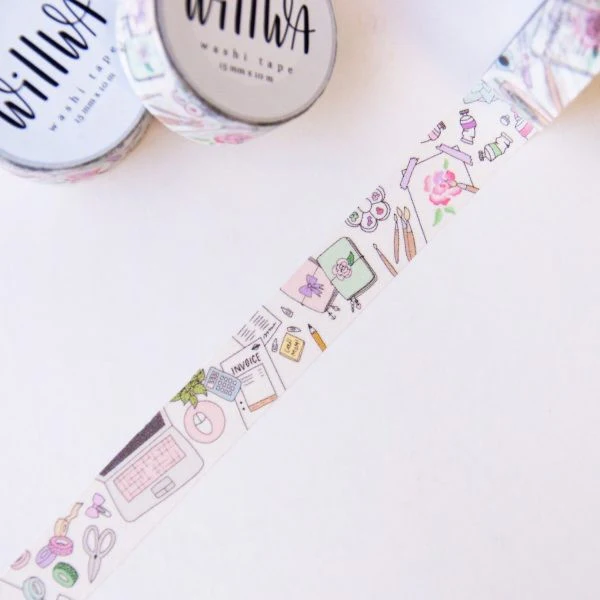 Taśma washi Willwa | Artykuły Papiernicze - Image 5