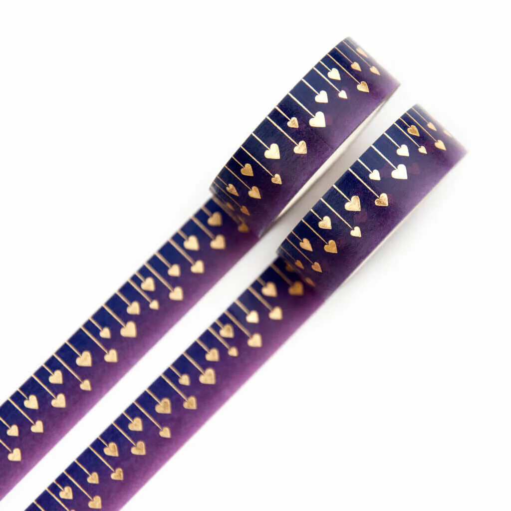 Taśma washi Willwa | Girlanda serc - Image 4