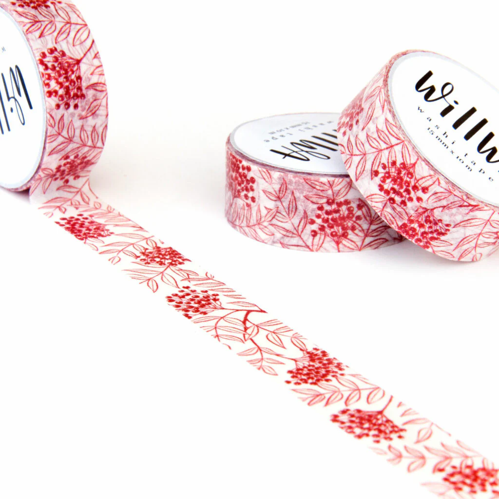 Taśma washi Willwa | Owoce jarzębiny - Image 3