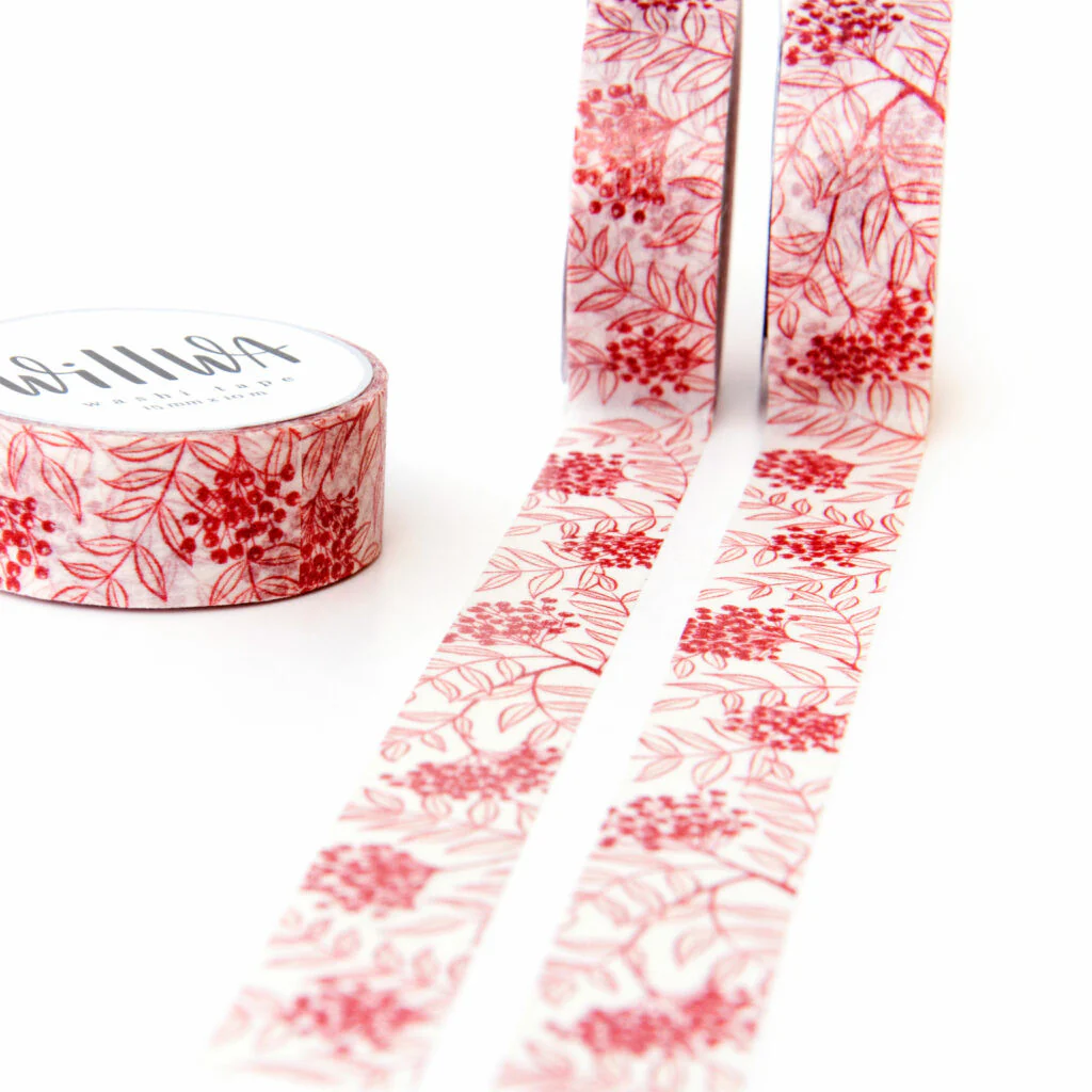 Taśma washi Willwa | Owoce jarzębiny - Image 4
