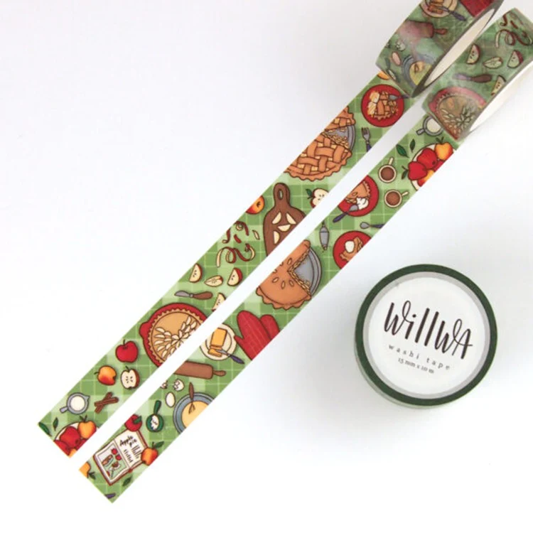 Taśma washi Willwa | Szarlotka - Image 4