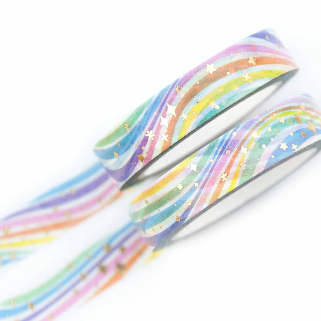 Taśma washi Willwa | Tęczowe Iskry - Image 2
