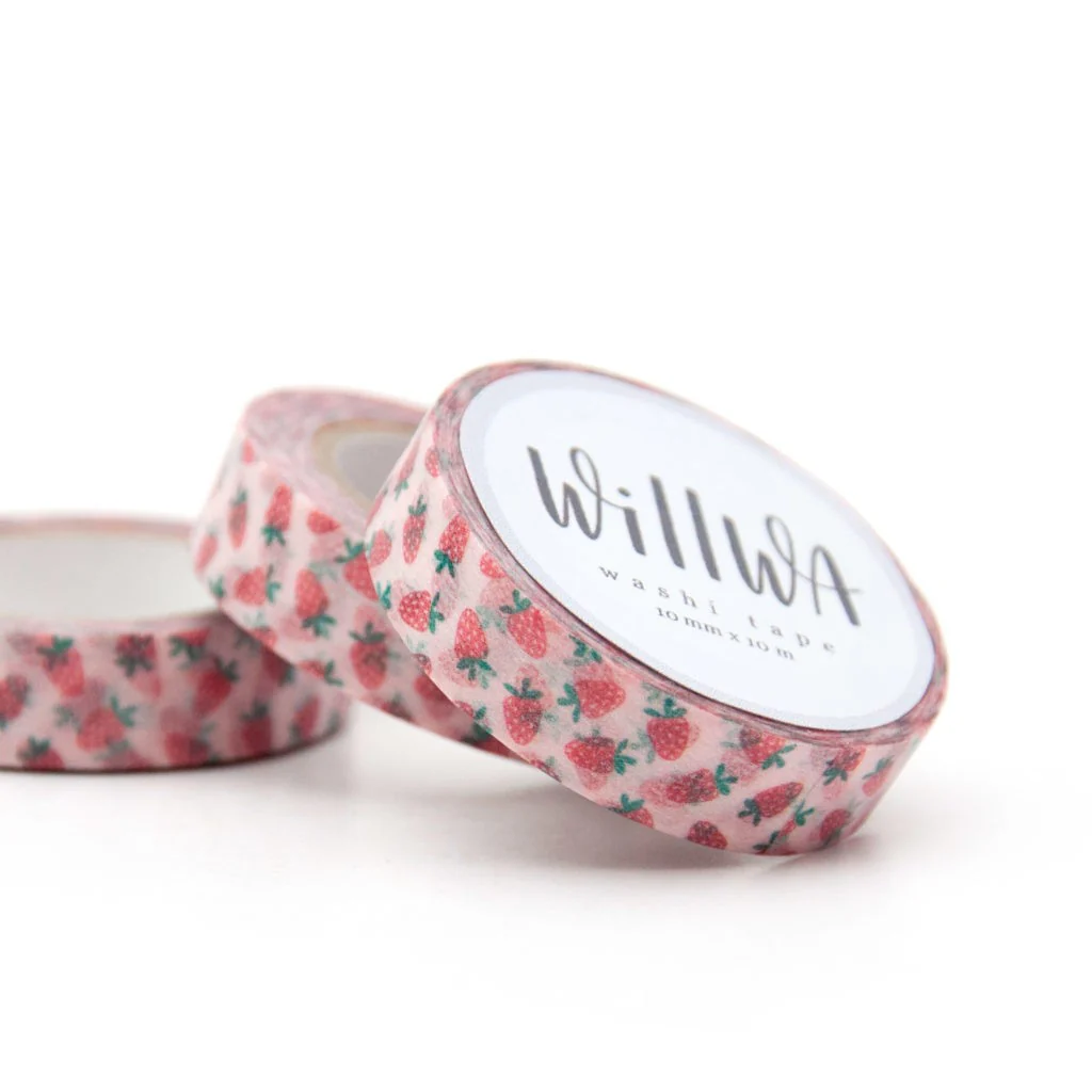 Taśma washi Willwa | Truskawki - Image 2