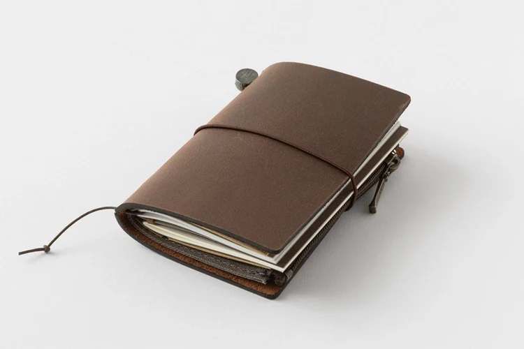 Traveler's Notebook Edycja Limitowana Card size | 20th Anniversary | Brązowy - Image 6