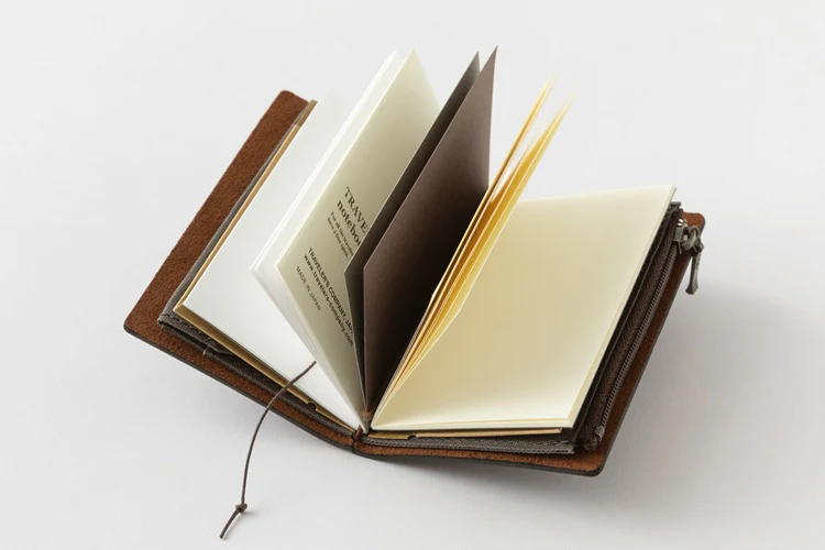 Traveler's Notebook Edycja Limitowana Card size | 20th Anniversary | Brązowy - Image 7