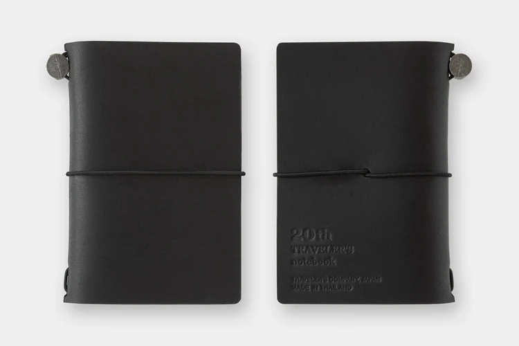 Traveler's Notebook Edycja Limitowana Card size | 20th Anniversary | Czarny - Image 4