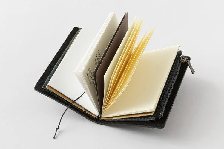 Traveler's Notebook Edycja Limitowana Card size | 20th Anniversary | Czarny - Image 7